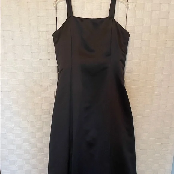 Jessica McClintock Black & Pink Formal Dress with Shawl Length 57” PTP 19”-20” - Picture 5 of 17